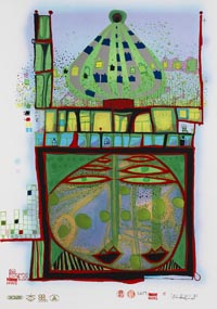 Hundertwasser - Homo Humus Come Va - 10,002 Nights - 03689